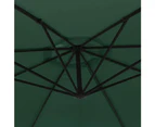 vidaXL Cantilever Umbrella 3.5 m Green