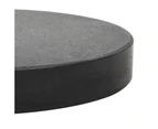 vidaXL Parasol Base Granite 20 kg Round Black