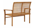 vidaXL Garden Bench 112 cm Solid Teak Wood