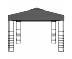 vidaXL Garden Marquee 3x3 m Anthracite