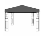 vidaXL Gazebo 3x4 m Anthracite Fabric