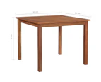 vidaXL Garden Table 85x85x74 cm Solid Acacia Wood