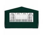 vidaXL Professional Party Tent with Side Walls 4x9 m Green 90 g/m²