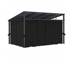 vidaXL Gazebo with Curtain 405x294x244 cm Anthracite