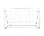 vidaXL Soccer Goal Post Net Set Steel 240 x 90 x 150 cm High-quality