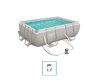 Bestway Power Steel Swimming Pool Set Rectangular 282x196x84 cm