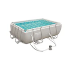 Bestway Power Steel Swimming Pool Set Rectangular 282x196x84 cm