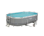 Bestway Power Steel Swimming Pool Set Oval 488x305x107 cm