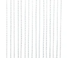 vidaXL String Curtains 2 pcs 100x250 cm White