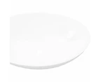 vidaXL Luxury Ceramic Basin Oval-shaped Sink White 40 x 33 cm