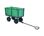 vidaXL Garden Hand Trolley Green 350 kg