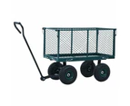 vidaXL Garden Hand Trolley Green 350 kg