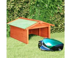 vidaXL Robotic Lawn Mower Garage 72x87x50 cm Solid Firwood