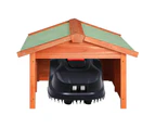 vidaXL Robotic Lawn Mower Garage 72x87x50 cm Solid Firwood