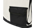 vidaXL Foldable Dog Playpen with Carrying Bag Black 125x125x61 cm