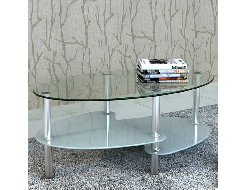 vidaXL Coffee Table with Exclusive Design White