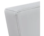 vidaXL TV Armchair White Faux Leather