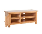 vidaXL TV Cabinet 103 x 36 x 46 cm Solid Oak Wood