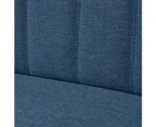 vidaXL Sofa Fabric 117x55.5x77 cm Blue