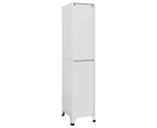 vidaXL Locker Cabinet with 2 Compartments 38x45x180 cm