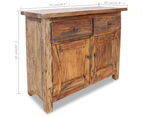 vidaXL Sideboard Solid Reclaimed Wood 75x30x65 cm