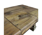 vidaXL Coffee Table Solid Reclaimed Wood 90x50x35 cm