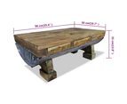 vidaXL Coffee Table Solid Reclaimed Wood 90x50x35 cm