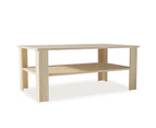 vidaXL Coffee Table Engineered Wood 100x59x42 cm Oak