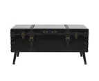 vidaXL Coffee Table MDF and Steel 102x51x48 cm