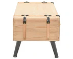 vidaXL TV Cabinet Solid Fir Wood 120x33x35 cm