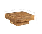 vidaXL Coffee Table Solid Reclaimed Wood 70x70x30 cm