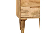vidaXL Bedside Cabinet Solid Mango Wood 40x30x59.5 cm