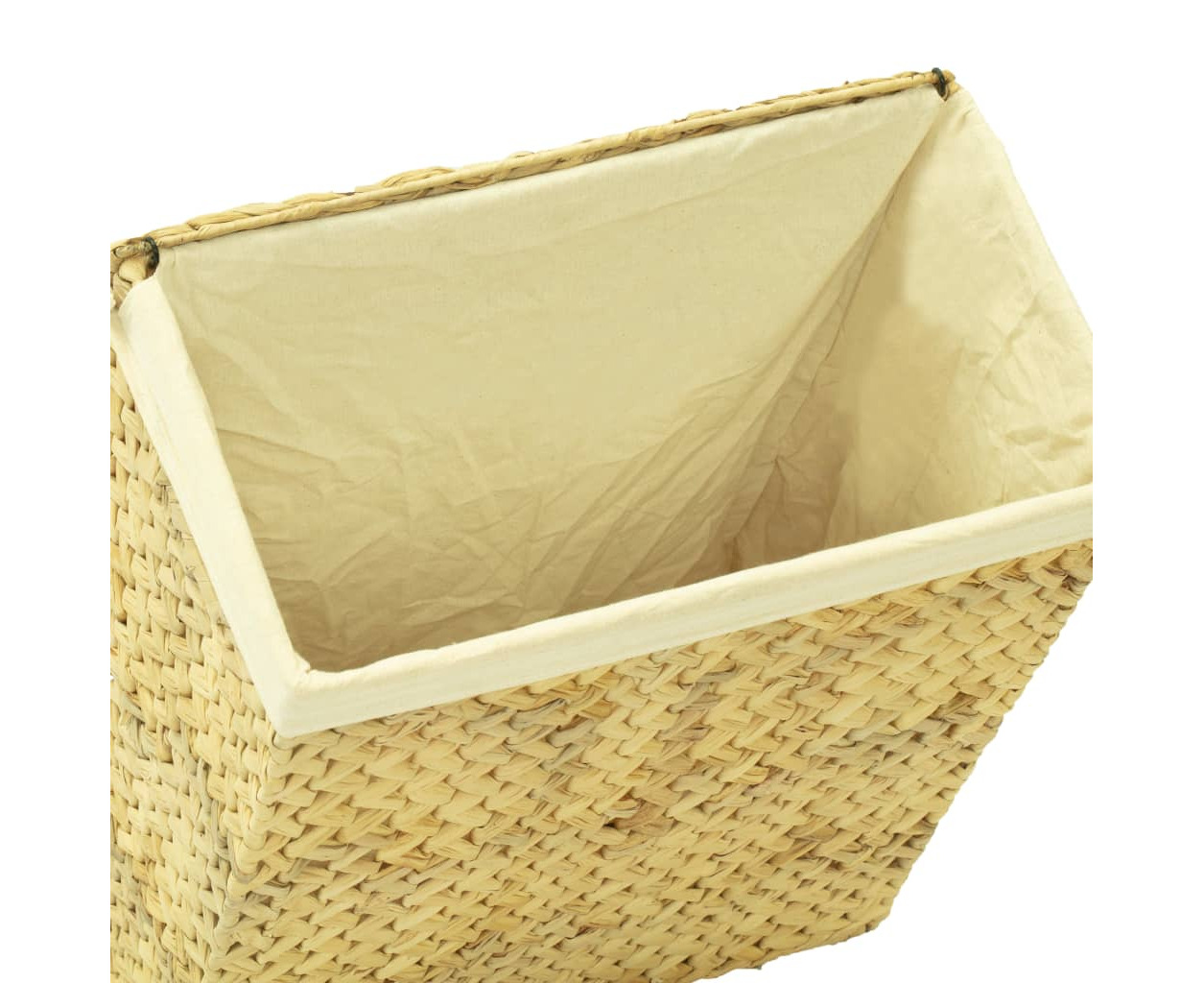 vidaXL Laundry Basket 44x34x64 cm Water Hyacinth