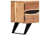 vidaXL TV Cabinet 140x30x45 cm Solid Acacia Wood