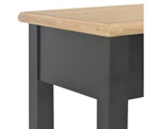 vidaXL Console Table Black 110x35x80 cm Wood