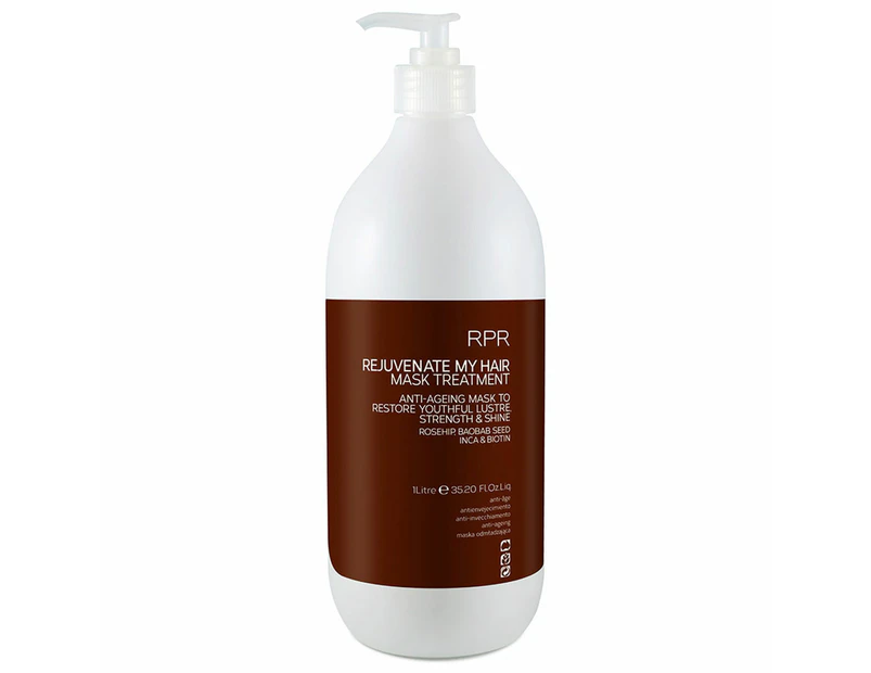 Rpr Rejuvenate My Hair Mask Treatment 1 Litre 1l Dry Damaged Hair Professional