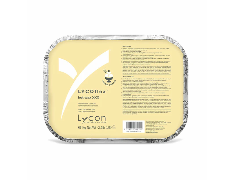 Lycon Lycoflex Vanilla Hot Wax 1kg