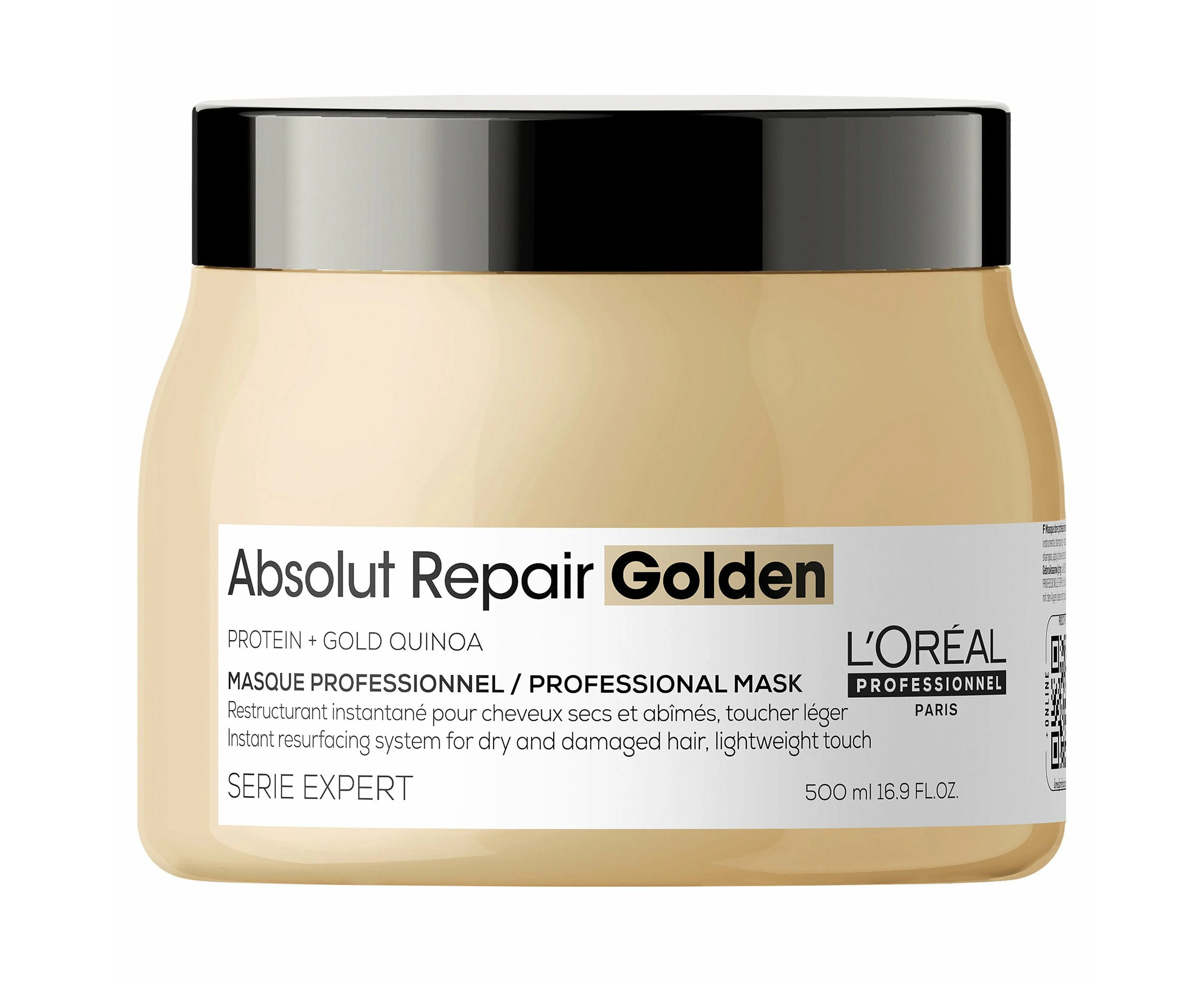 Loreal Absolut Gold Quinoa + Protein Golden Resurfacing Masque 500ml