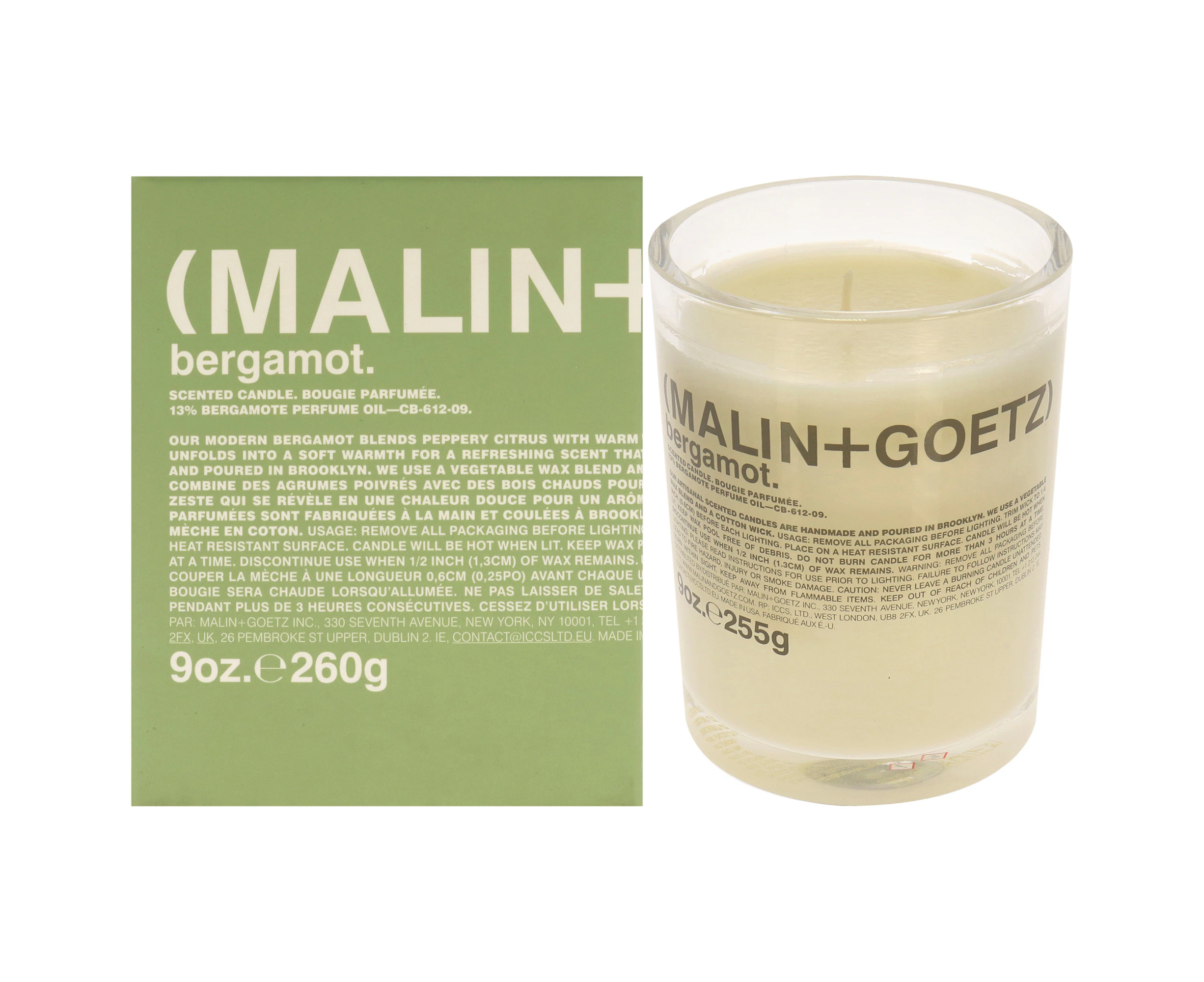 Malin + Goetz Scented Votive Candle - Bergamot For Unisex 9 oz Candle