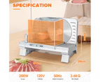 Advwin Electric Food Slicer 200W Meat Slicer for Deli Fruit Bread Vegetable Adjustable Thickness