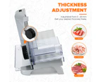 Advwin Electric Food Slicer 200W Meat Slicer for Deli Fruit Bread Vegetable Adjustable Thickness