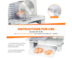Advwin Electric Food Slicer 200W Meat Slicer for Deli Fruit Bread Vegetable Adjustable Thickness