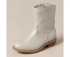 Target Kids Western Boots - Silver