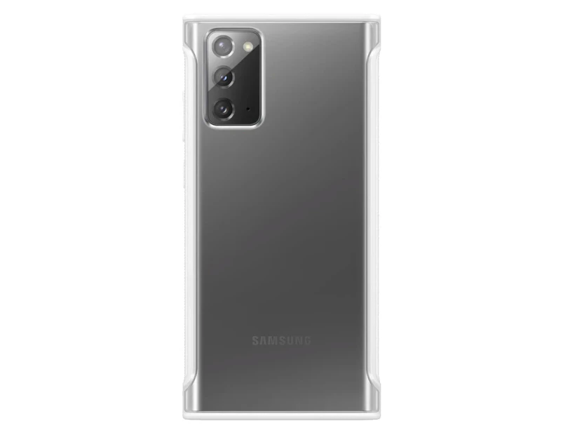 Samsung Galaxy Note 20 Clear Protective Cover - White