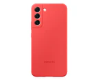 Samsung Silicone Cover for Galaxy S22+ PLUS - Glow Red