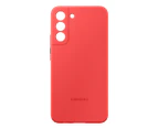 Samsung Silicone Cover for Galaxy S22+ PLUS - Glow Red