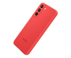 Samsung Silicone Cover for Galaxy S22+ PLUS - Glow Red