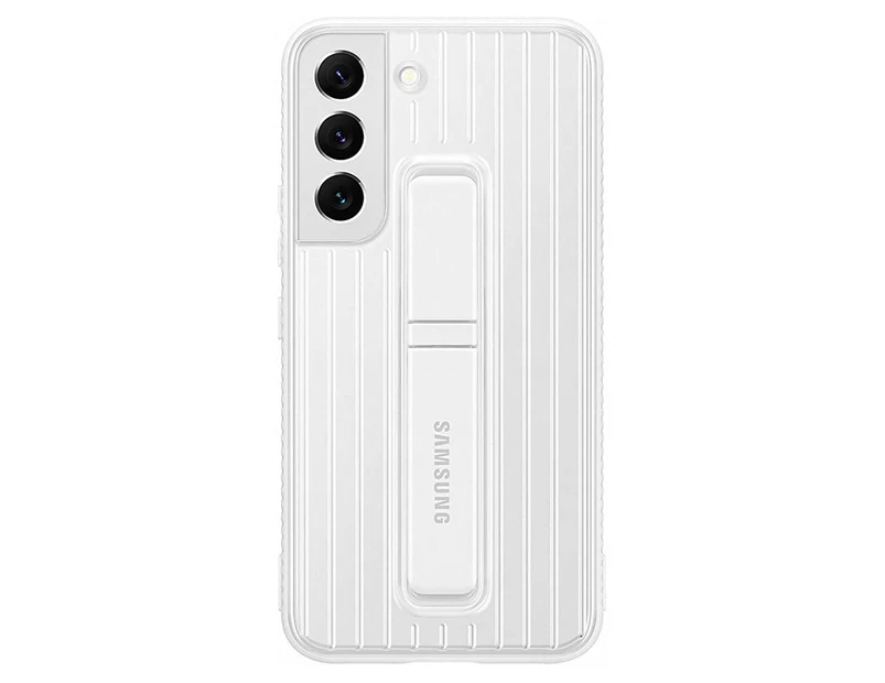 Samsung Protective Stand Cover for Galaxy S22 - White