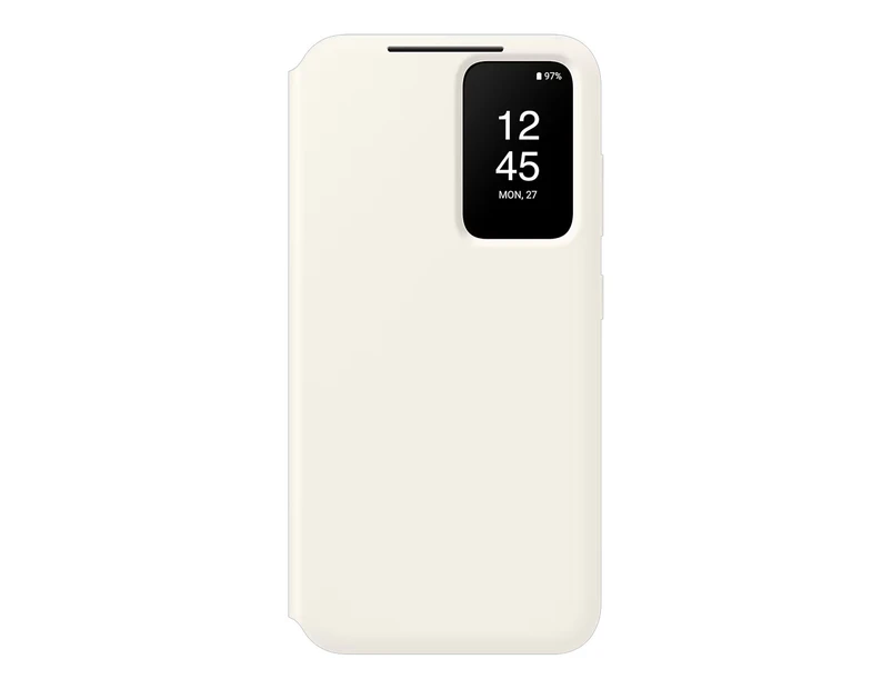 Samsung View Wallet Case for Galaxy S23 Clear - Cream