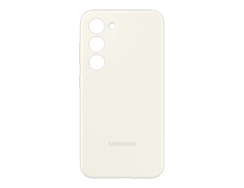 Samsung Silicone Cover for Galaxy S23+ - Cream